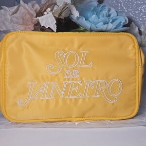 Sol de Janeiro Vibrant Yellow Cosmetic Bag